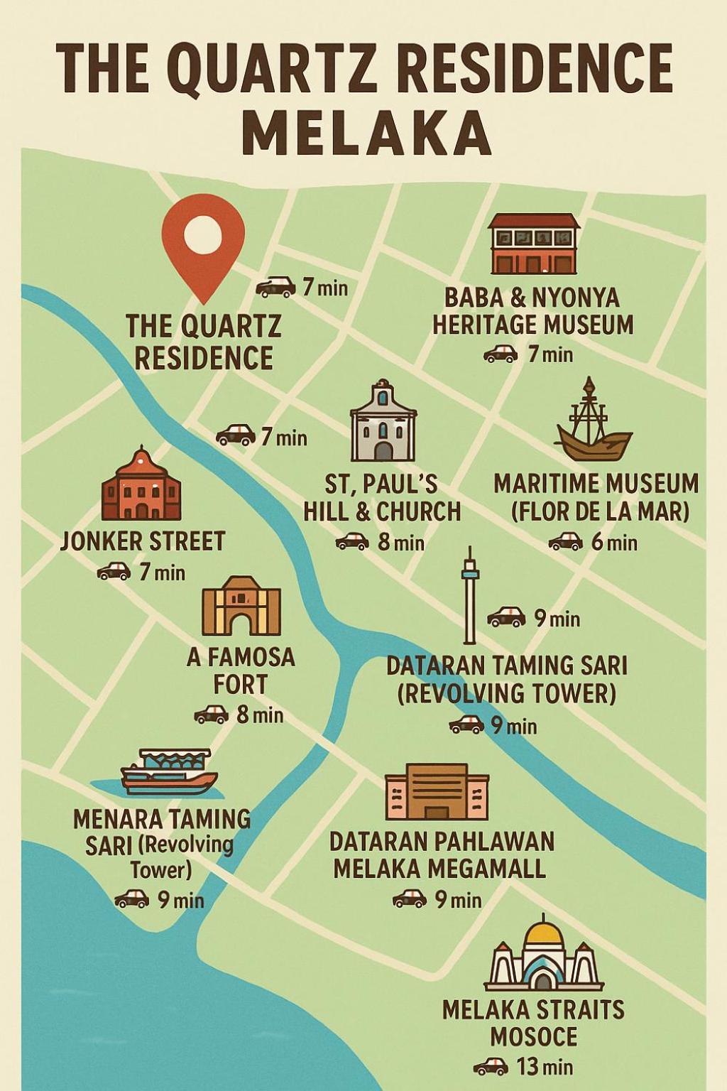 Quartz Paragon Suites Melaka By Ggm Exteriör bild
